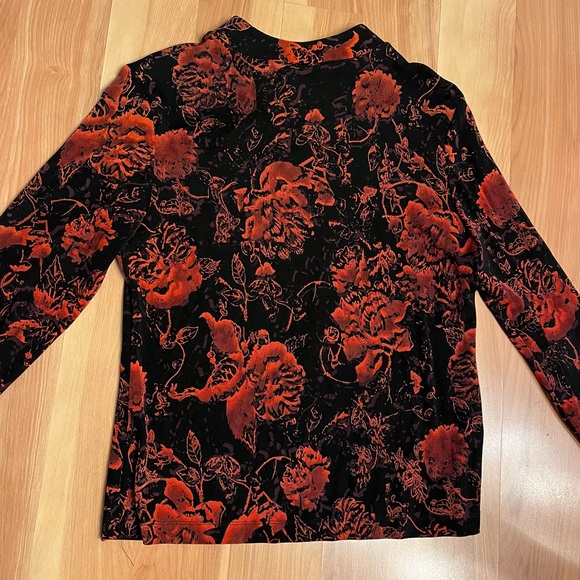 NYPL Collection and Mirasol floral long sleeve and skirt matching set - Picture 5 of 5